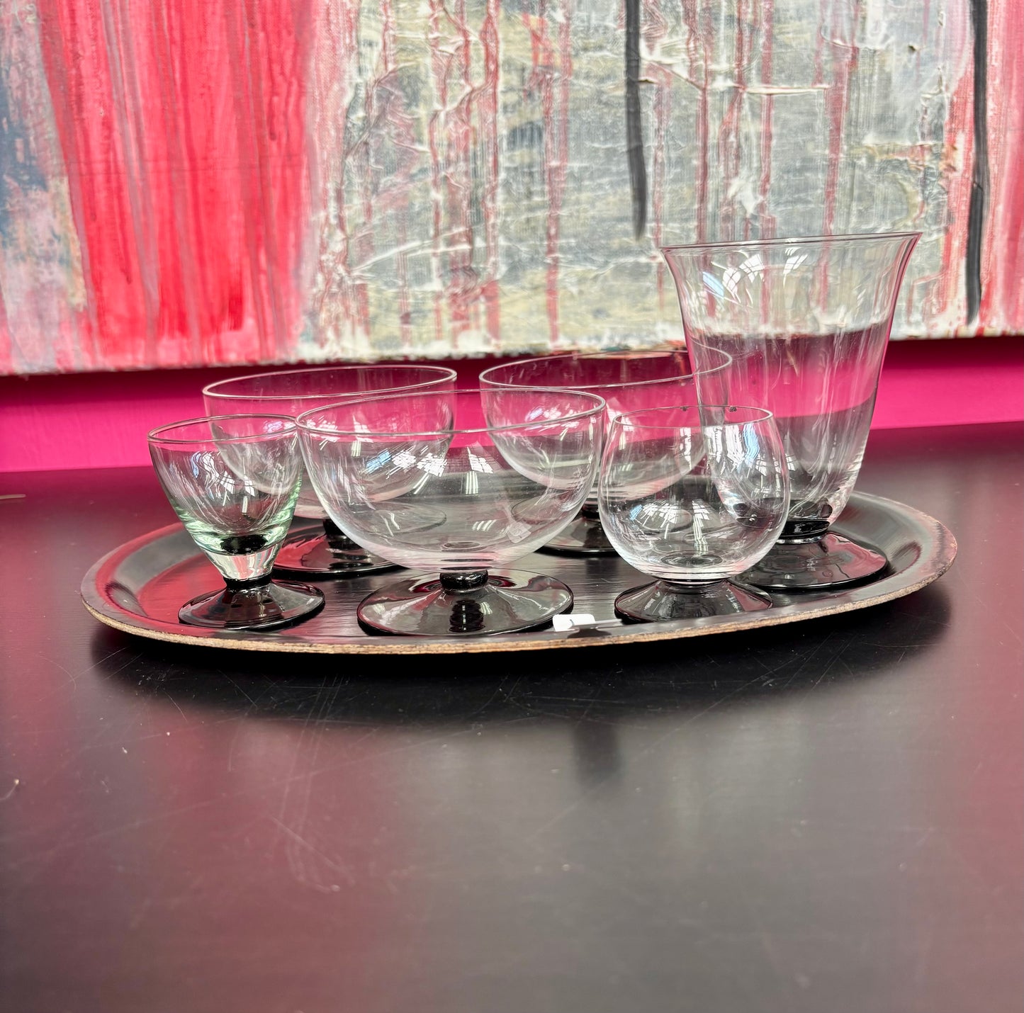 Artdeco glazen