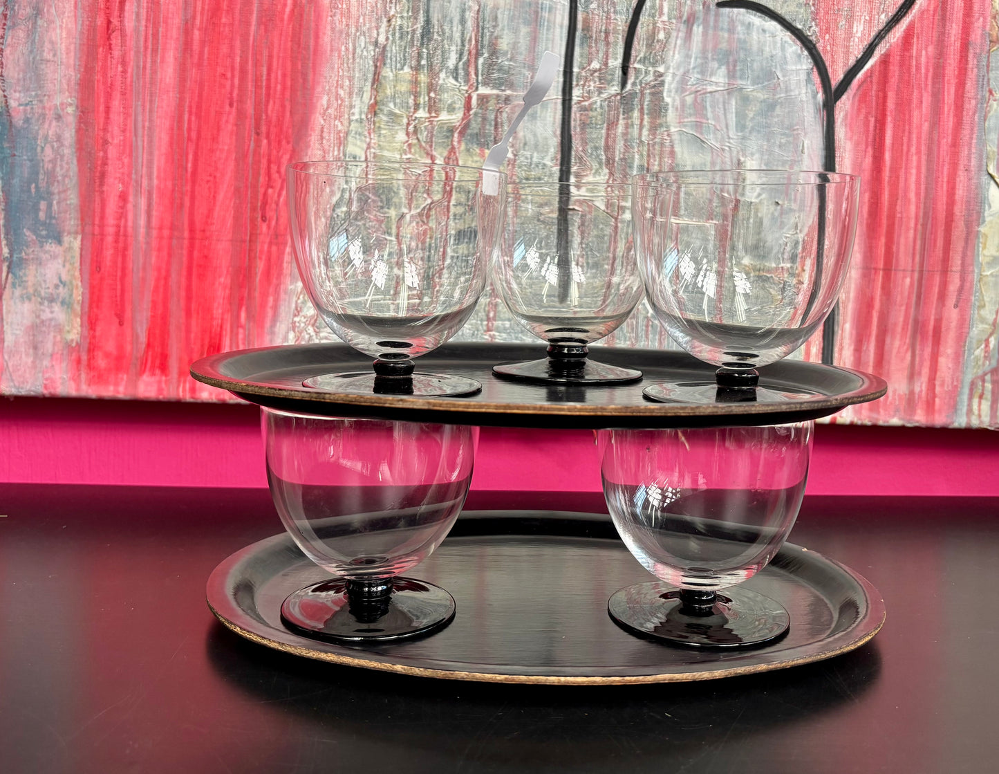 Artdeco glazen